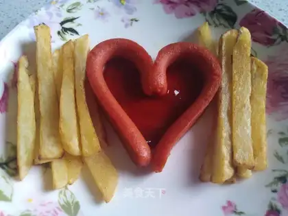 Child-friendly potato fries