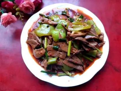 Fish and pork liver
