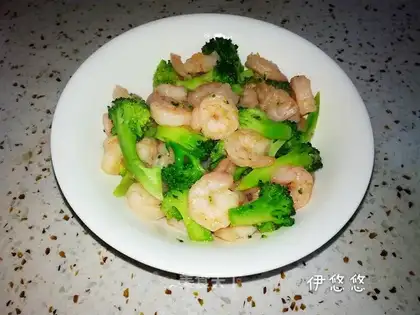 Shrimp broccoli