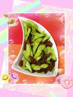 The cucumber stings