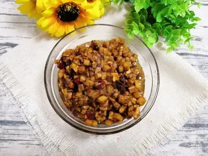 Soy sauce, apricot mushroom