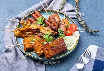 Homemade barbecue string