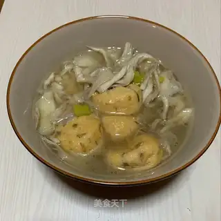 Tofu mushroom soup