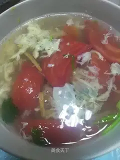 Tomato egg soup