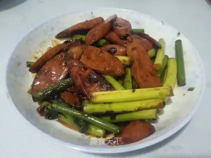 Garlic ham and sausage