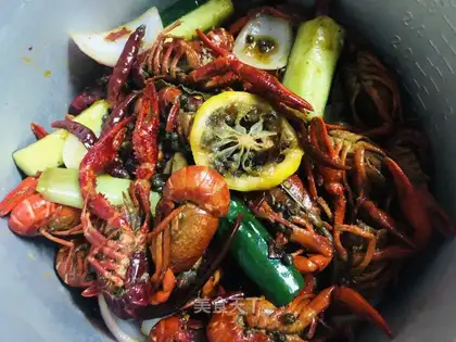 Sweet, spicy lobster
