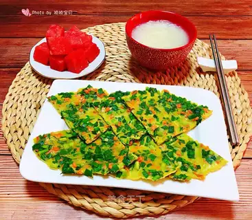 Carrot omelet
