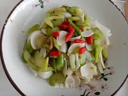 Celery makes lilies