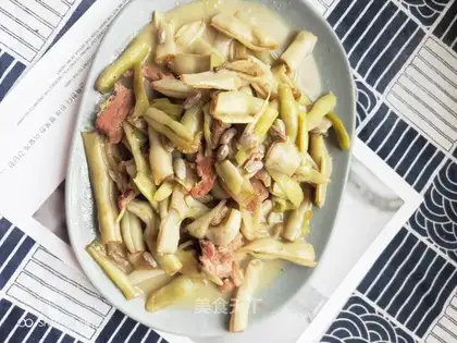 Fries, beans