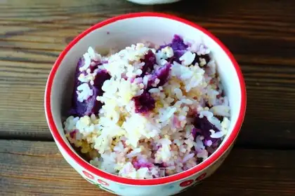Gold potato rice