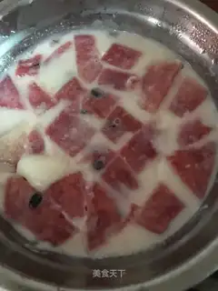 Watermelon pudding