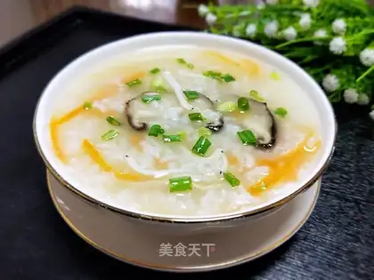 Silver fish congee