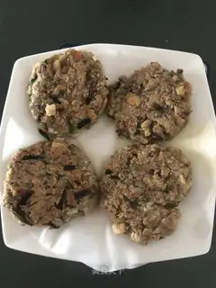 Fried tofu beef cake