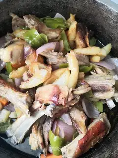 Home-based lamb chops