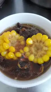 Mushroom corn soup