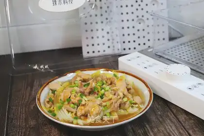 Scrambled chicken legs