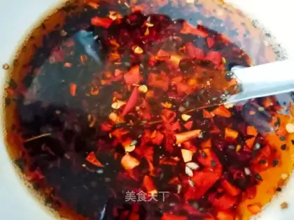 "Lazy Meal" homemade pepper oil
