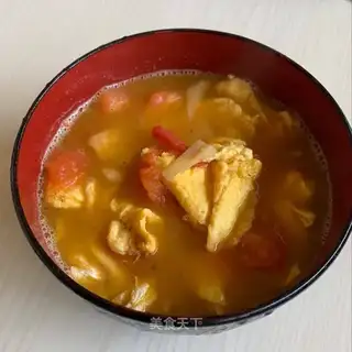 Tomato egg soup