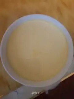 Milk steamed eggs