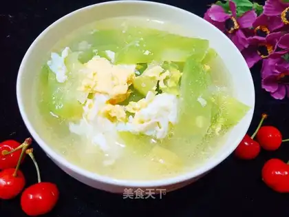 Loafer's egg soup