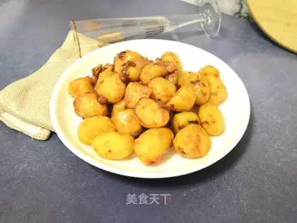 Red burning potatoes