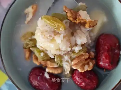 walnut banana porridge