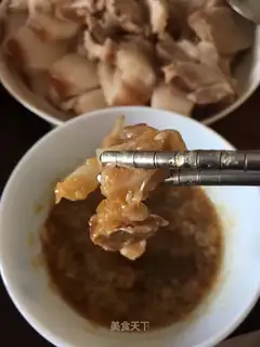 Lazy people cut meat in white