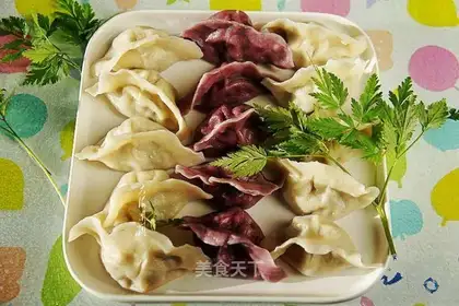 Piggy dumplings for the celery