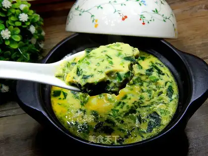 Spinach eggs