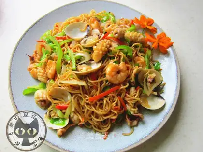 Seafood noodles