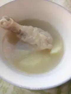 It's a chicken leg soup