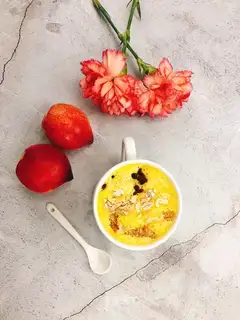 Milk and sweet pumpkin