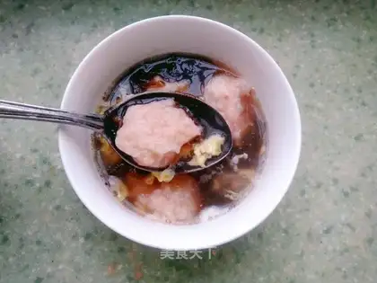 Shrimpball soup