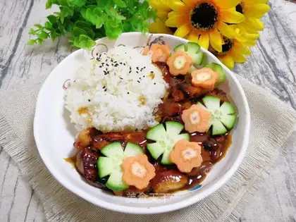 Chicken leg rice