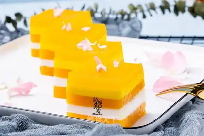 Coconut mango cake