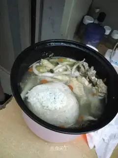 Coconut chicken, coconut rice