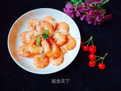 Boiled shrimp