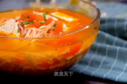 Potato tofu soup