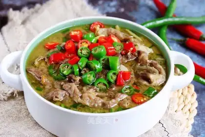 Sour soup, fat cow