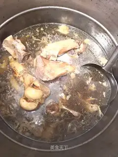 Quaint beef bone soup