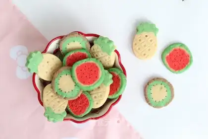 Watermelon cookies