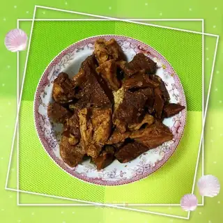Beef with tofu