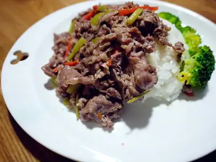 Japanese Fat Beef Rice