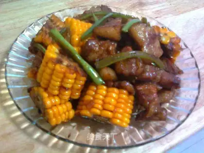 braised pork with corn