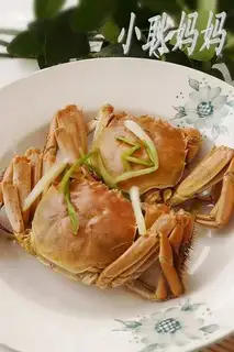 Grilled crab with tin foil