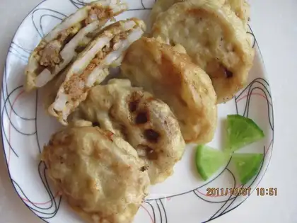 Fried lotus root box