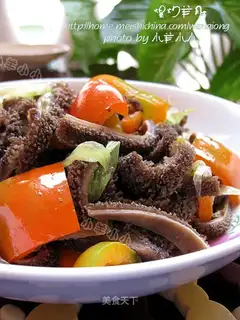stir-fried mutton tripe