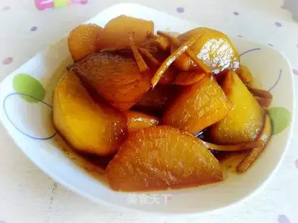 Veget-roasted radish