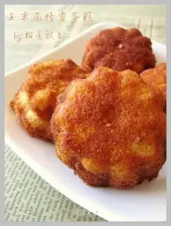Corn flour honey cake