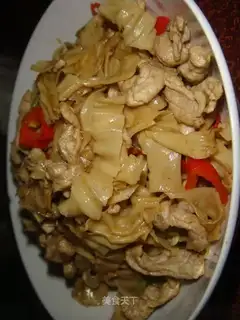 Fried shredded pork with protein meat